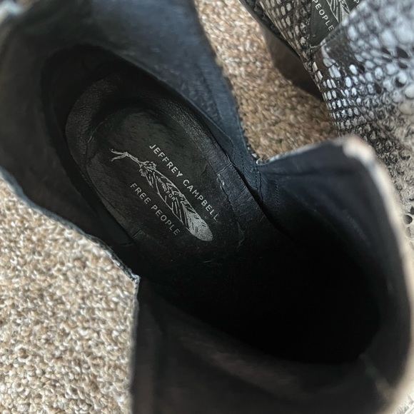 Jeffrey Campbell for Free People Snakeskin Booties - Picture 3 of 3